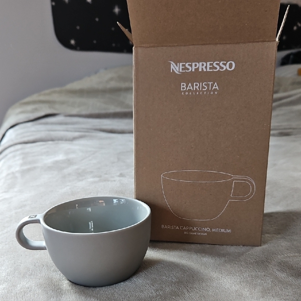 Nespresso Barista Collection Gray Cappuccino Cup
